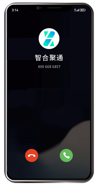办理固话号码标记认证后来电显示智合聚通企业名称与号码